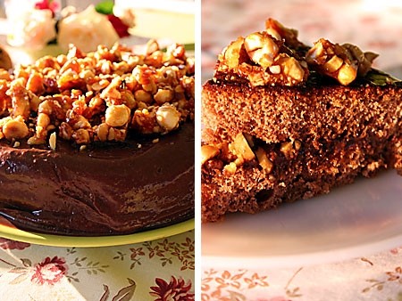 Krokanlı Yaş Pasta